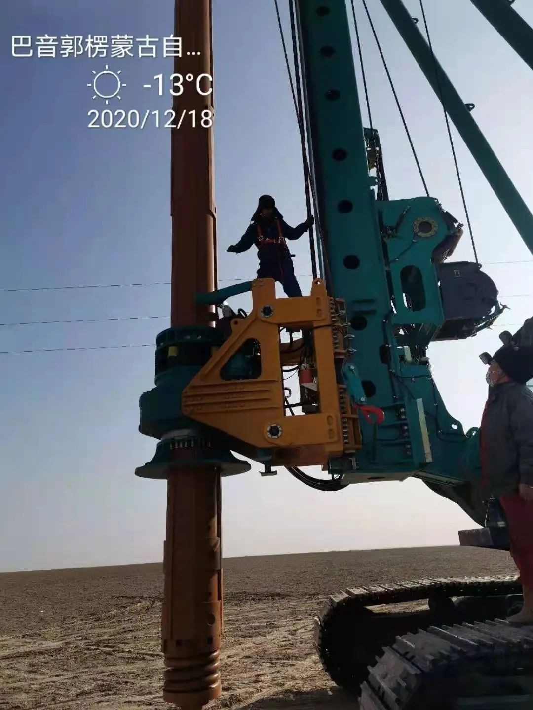 Z6人生就是博旋挖钻机在“殒命之海”谱写新篇章