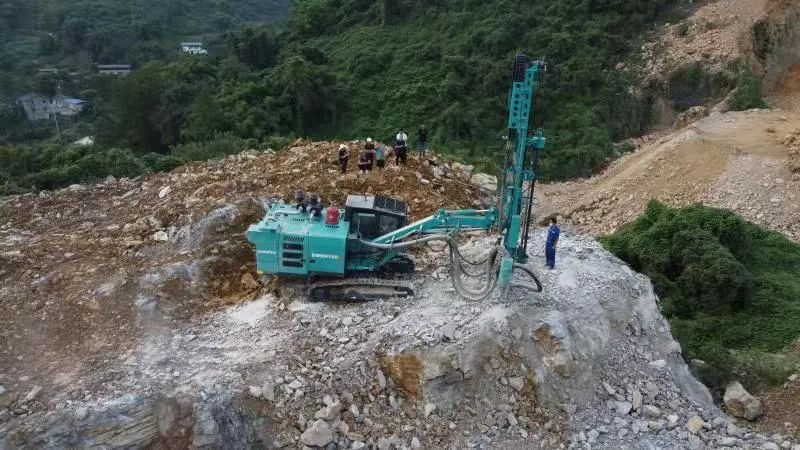 助力绿色矿山建设，Z6人生就是博智能“凿岩前锋”SWDH系列顶锤钻机大展技巧