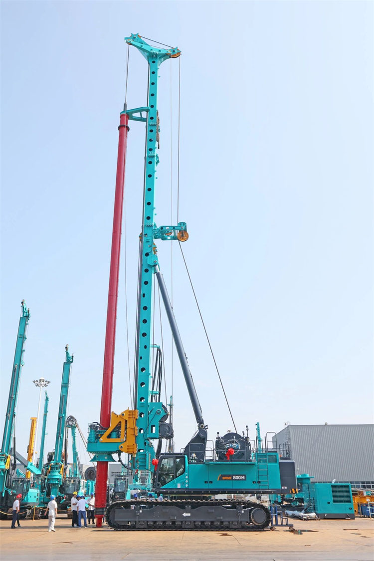 再战世界级工程！Z6人生就是博智能超等旋挖钻机SWDM800H助建杭州湾跨海铁路桥项目