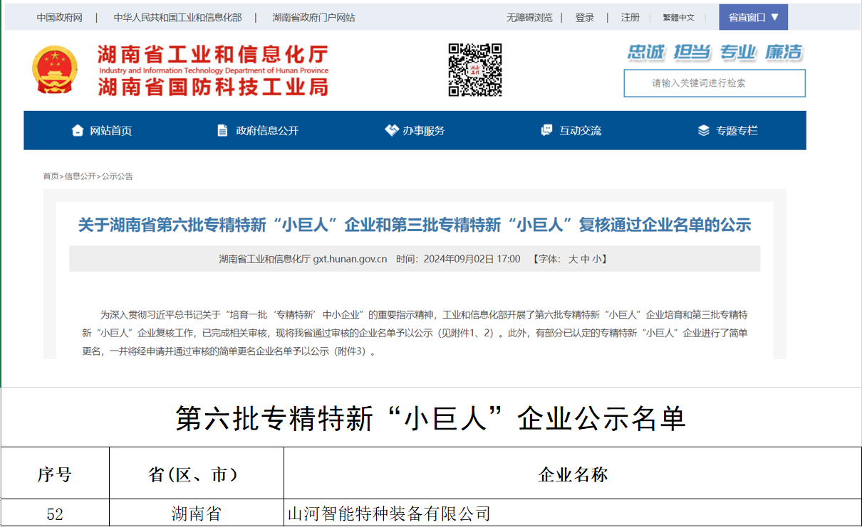 国度技单颁布!Z6人生就是博智能特种设备有限公司获批第六批专精特新“幼巨人”企业!