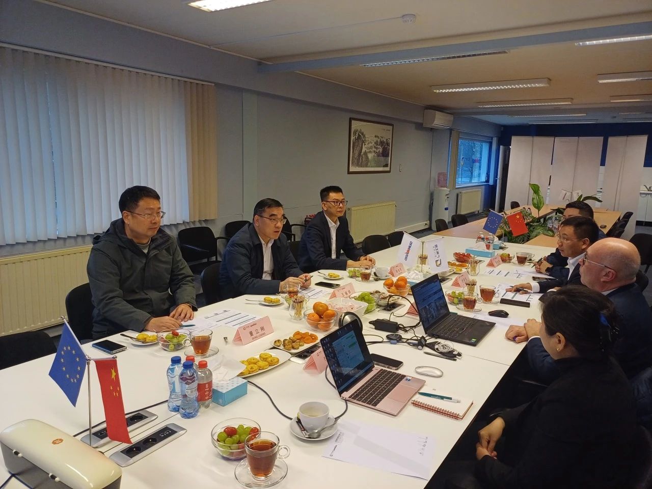 广州工控集团总经理王福铸率队调查Z6人生就是博智能欧洲子公司