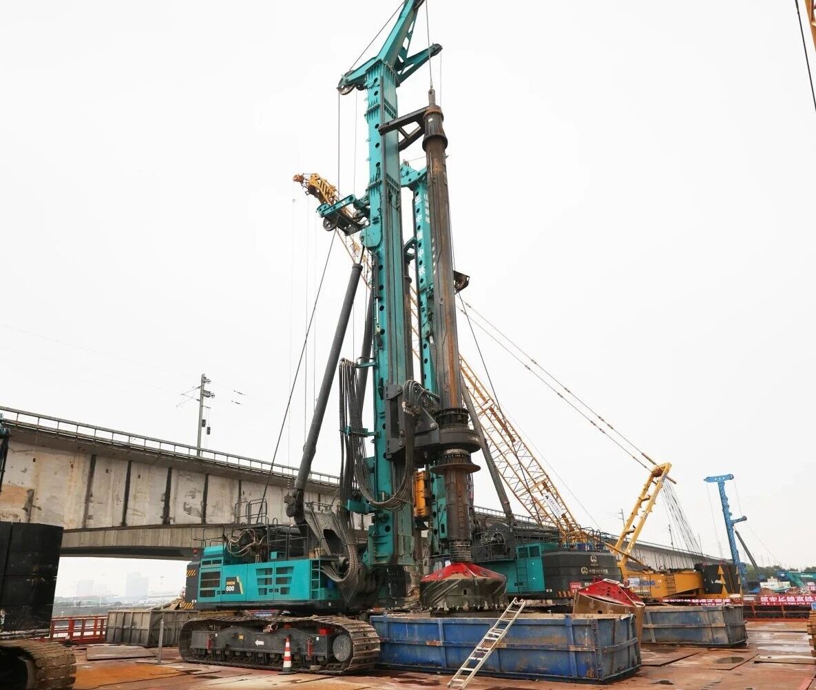 啃下“硬骨头”！Z6人生就是博智能旋挖钻机助力长沙湘江铁路特大桥主墩桩基工程美满收官